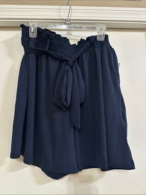 LuLaRoe Ella Navy Paperbag  Shorts